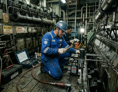 Emergency Main Engine Block Restoration (Metalock Process)